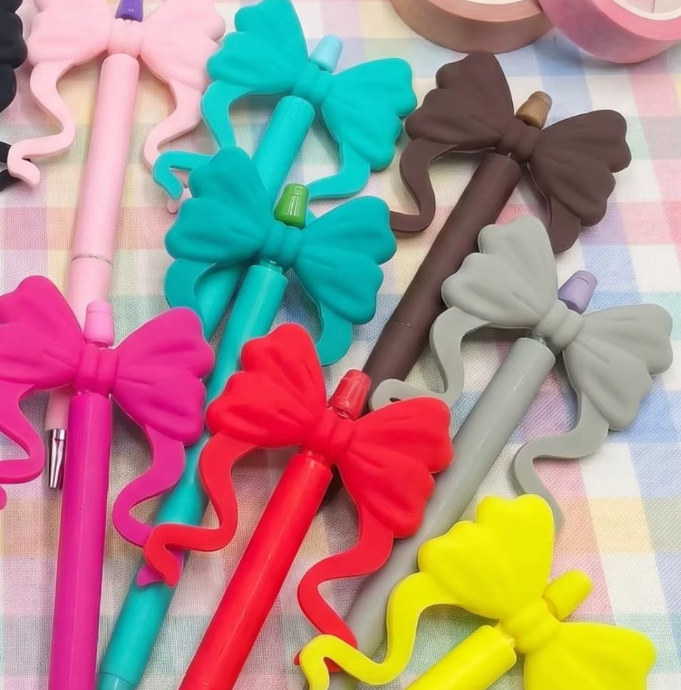 Big Silicone Solid Color Bow