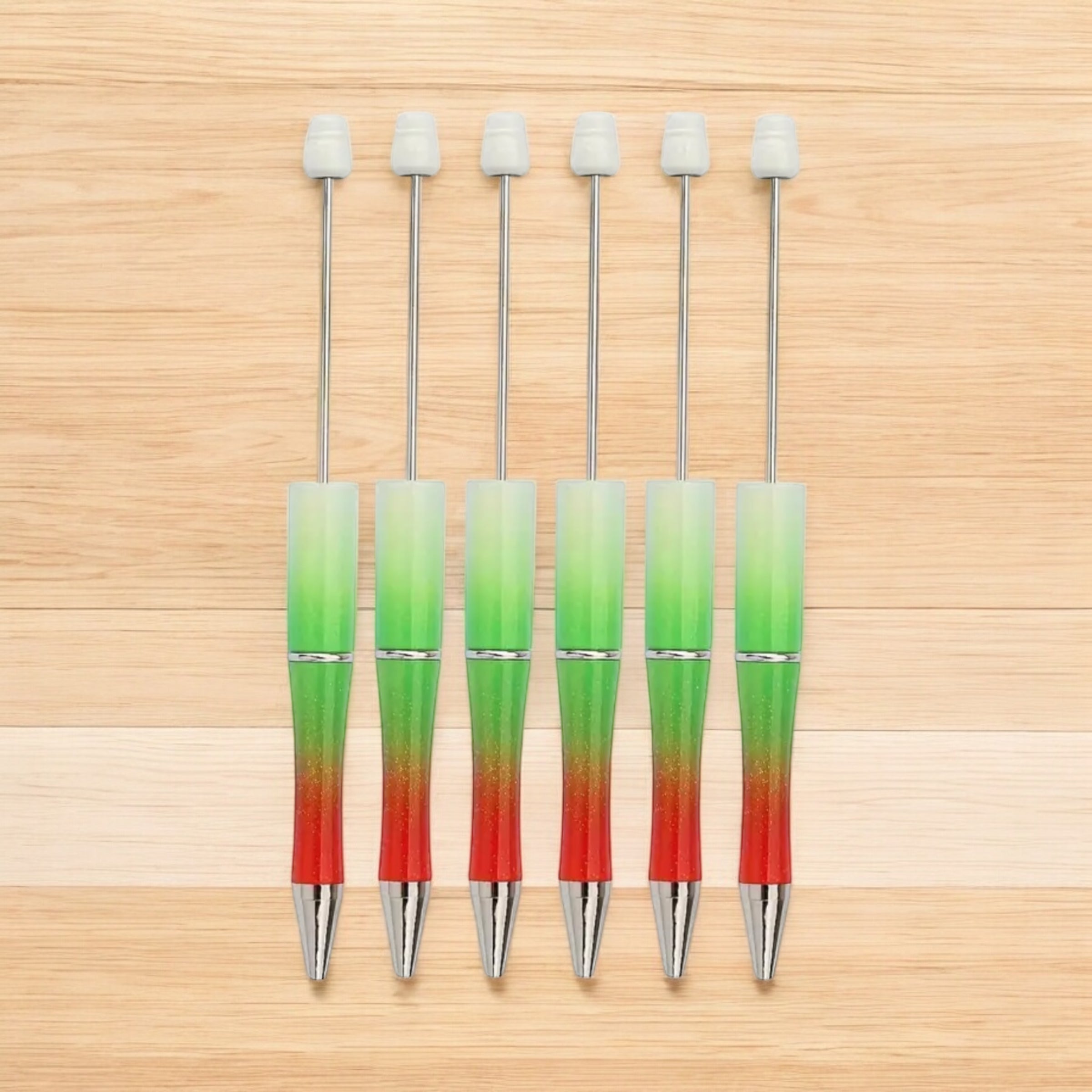 Tricolor Gradient Beadable Pens Main image