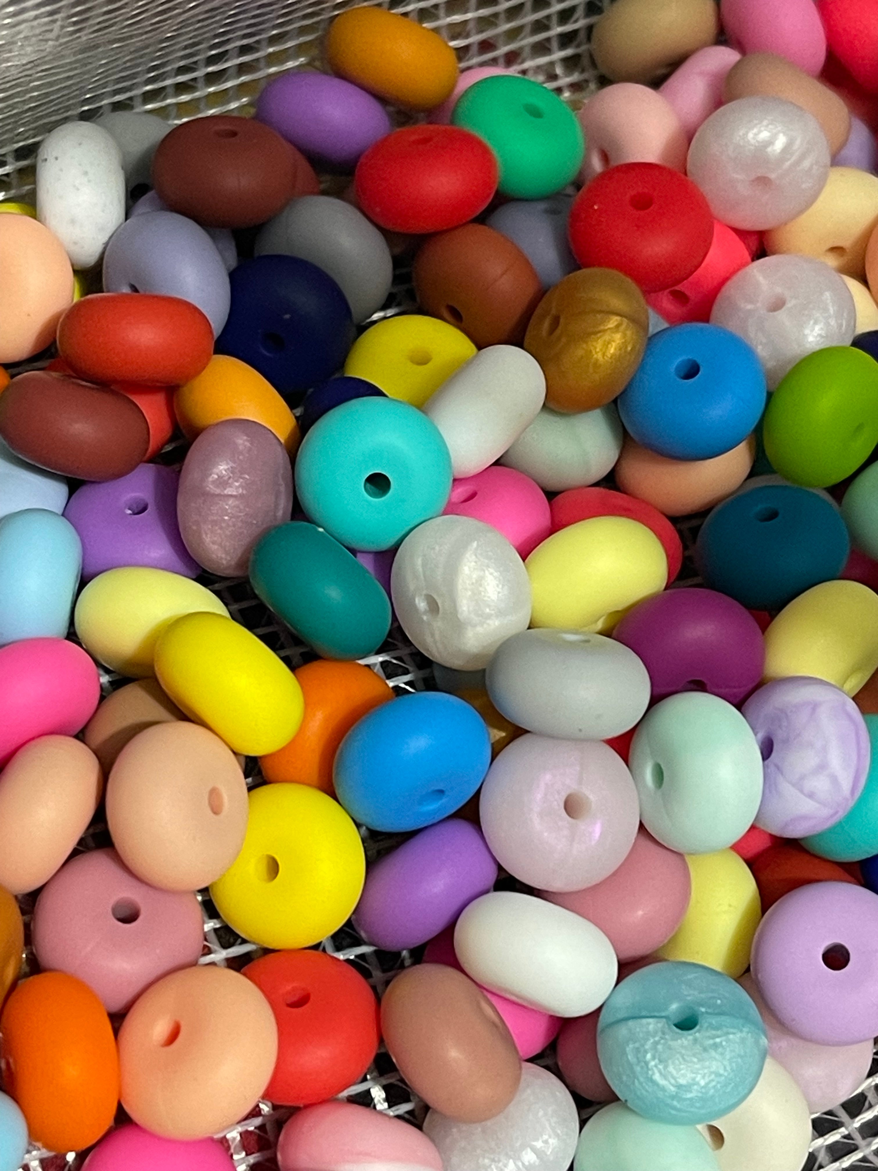 8mm Abacus Silicone Beads Mix Main image