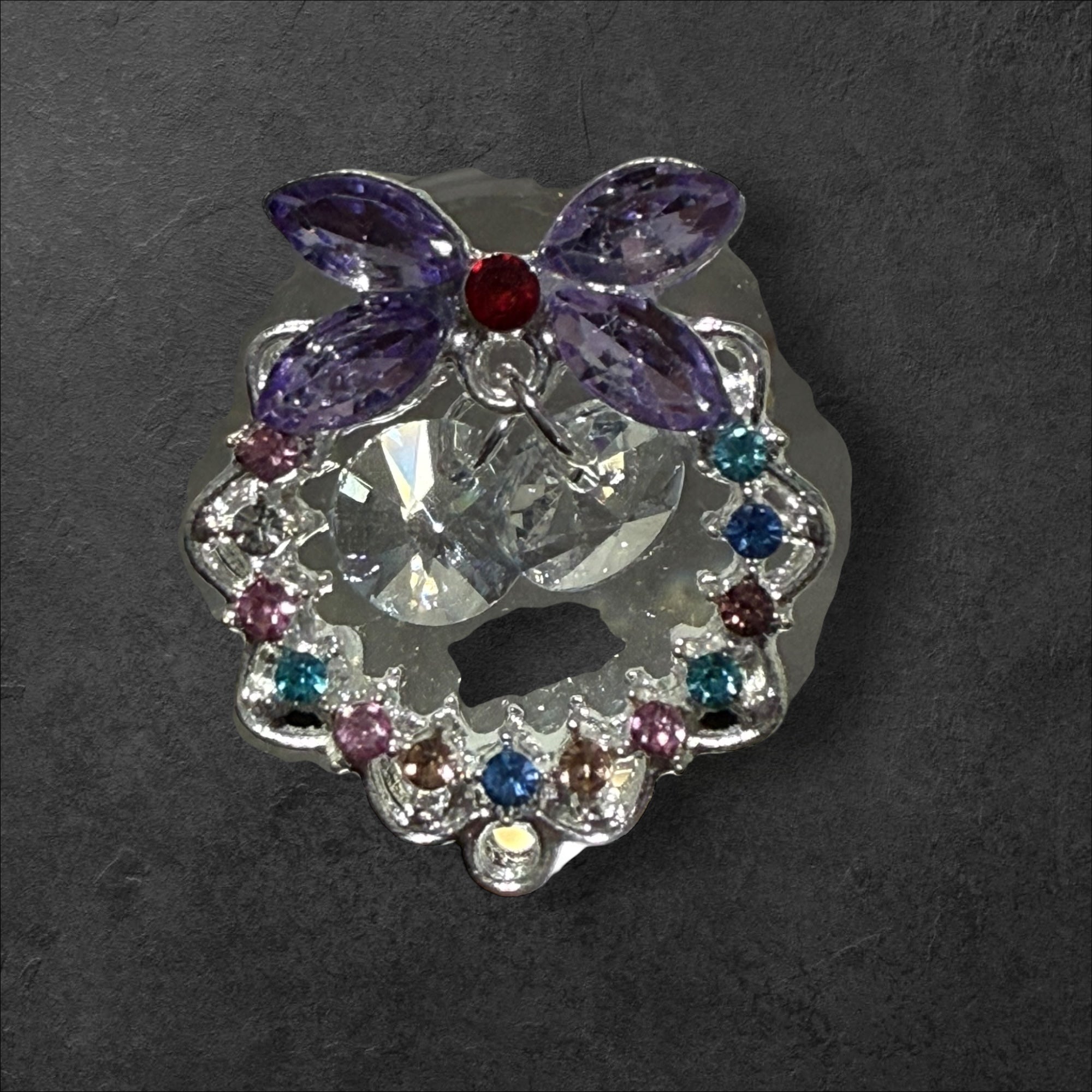 24mm  Alloy Rhinestone Garland Beads Secondary image