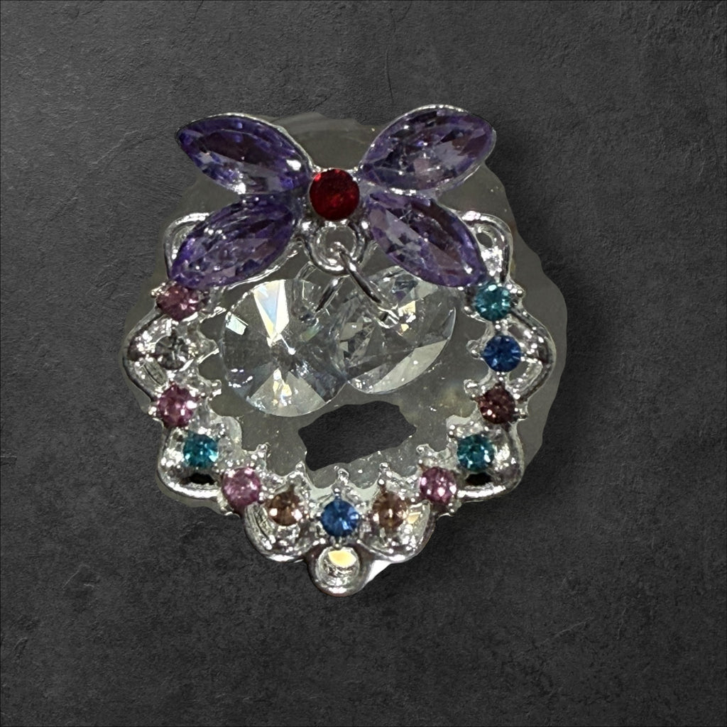 24mm  Alloy Rhinestone Garland Beads
