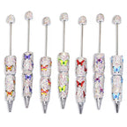 Butterfly silver AB Rhinestone Clay Pen Bundle