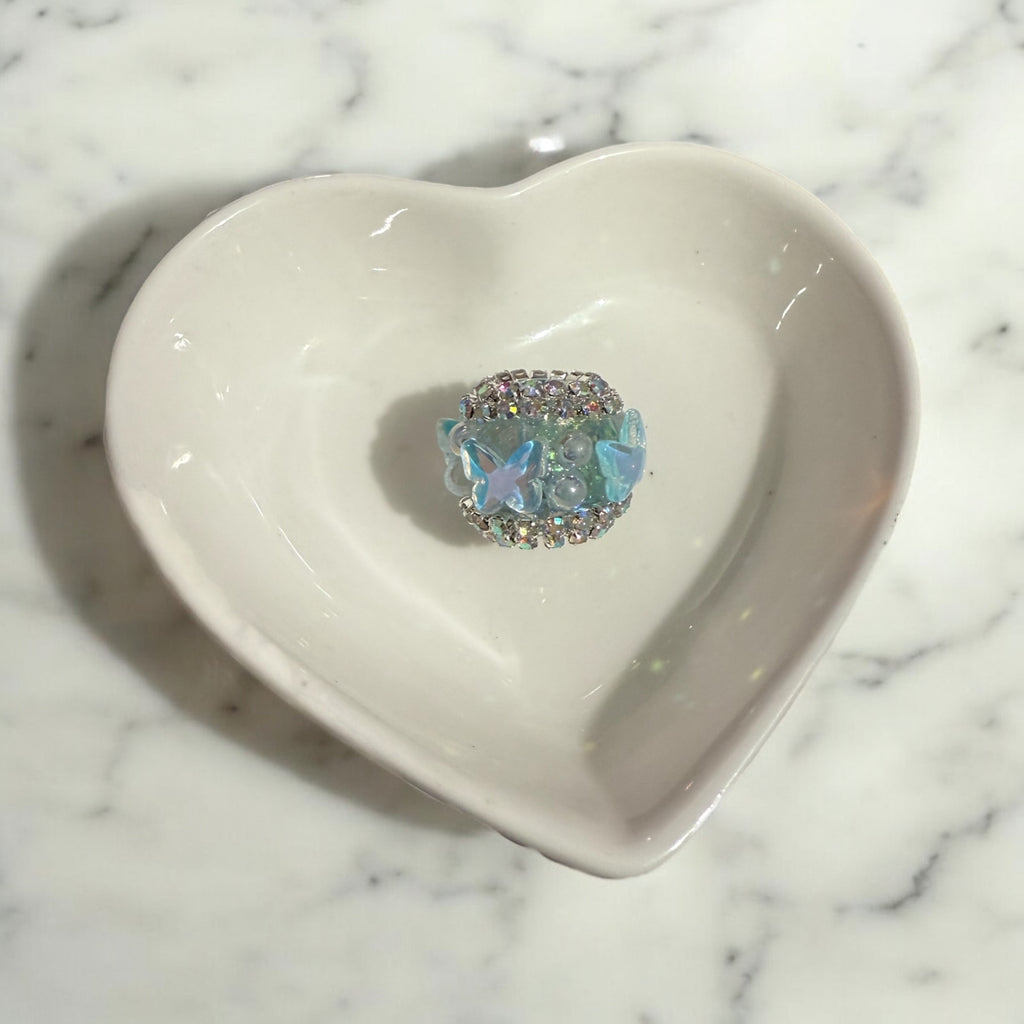 16mm Fancy Crystal Butterfly Beads-S22