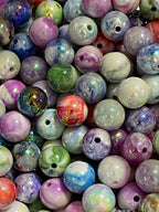 16 mm Marbled AB Covered Beads Mix-I23