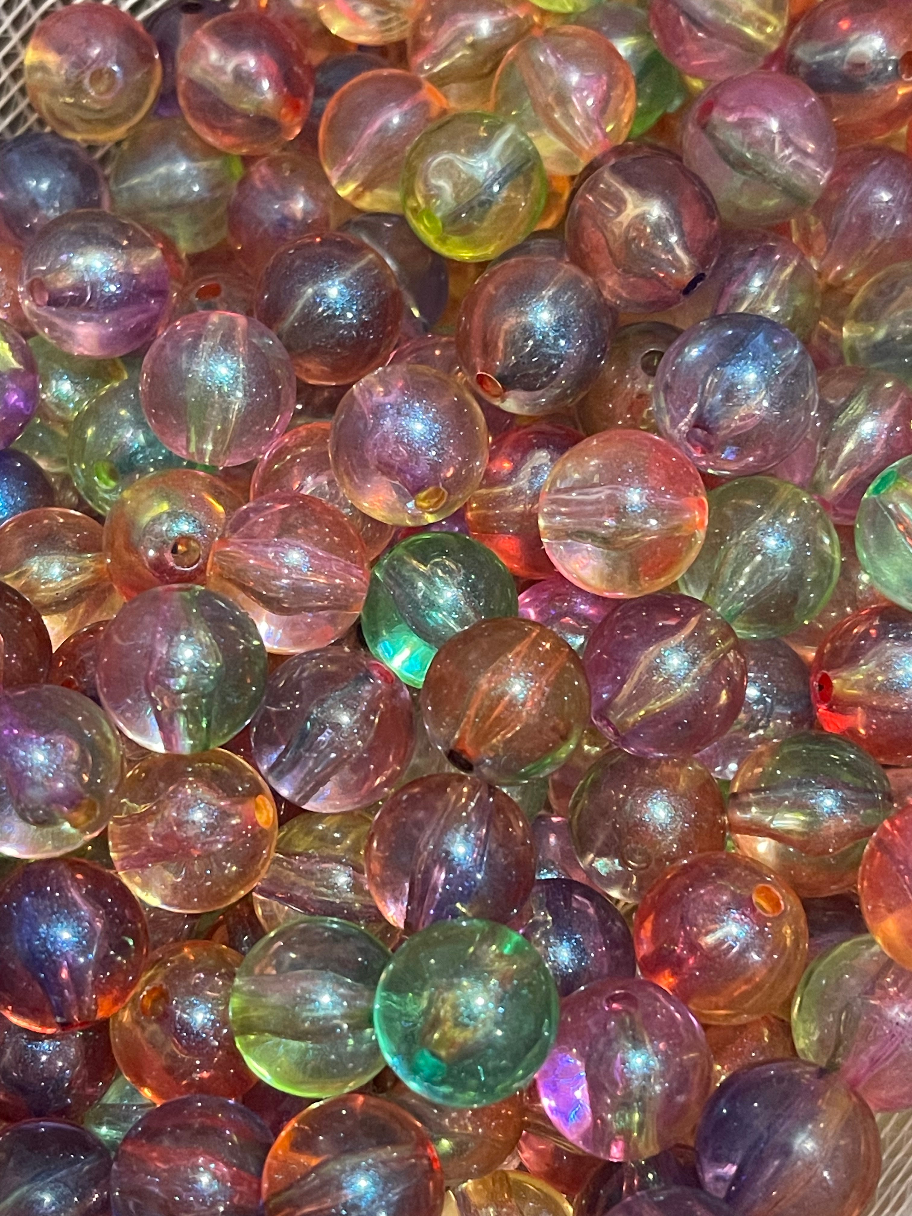 16mm Ombre Clear Beads Mix Secondary image