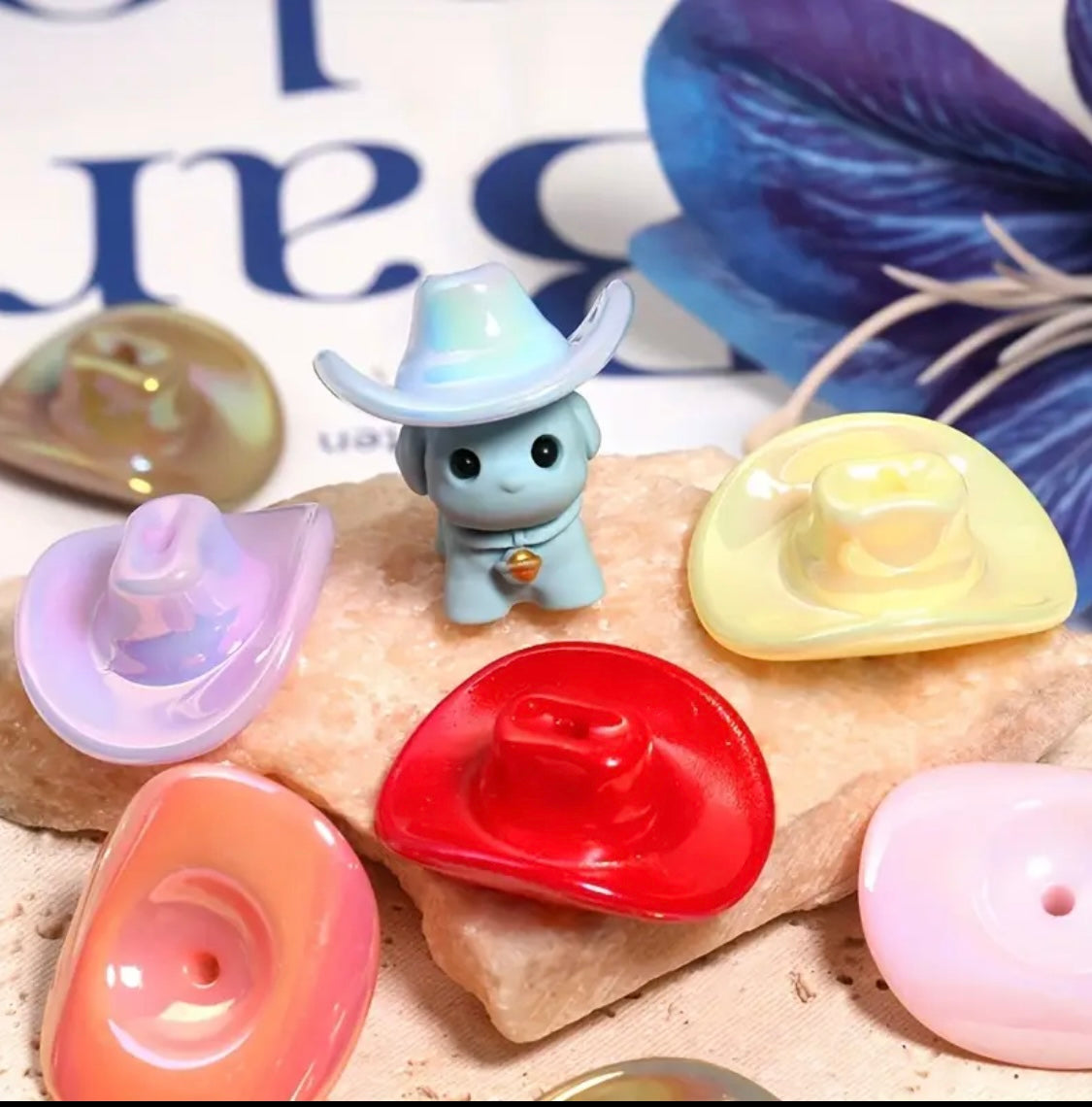Cowboy Hat Beads (5pcs) Secondary image