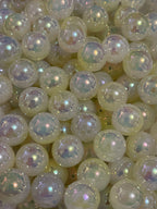 16mm Glossy Ombre Color Acrylic Beads With UV Finish (Mix & Single Colors)