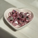 16mm Metalic Hexagon Beads Single Color