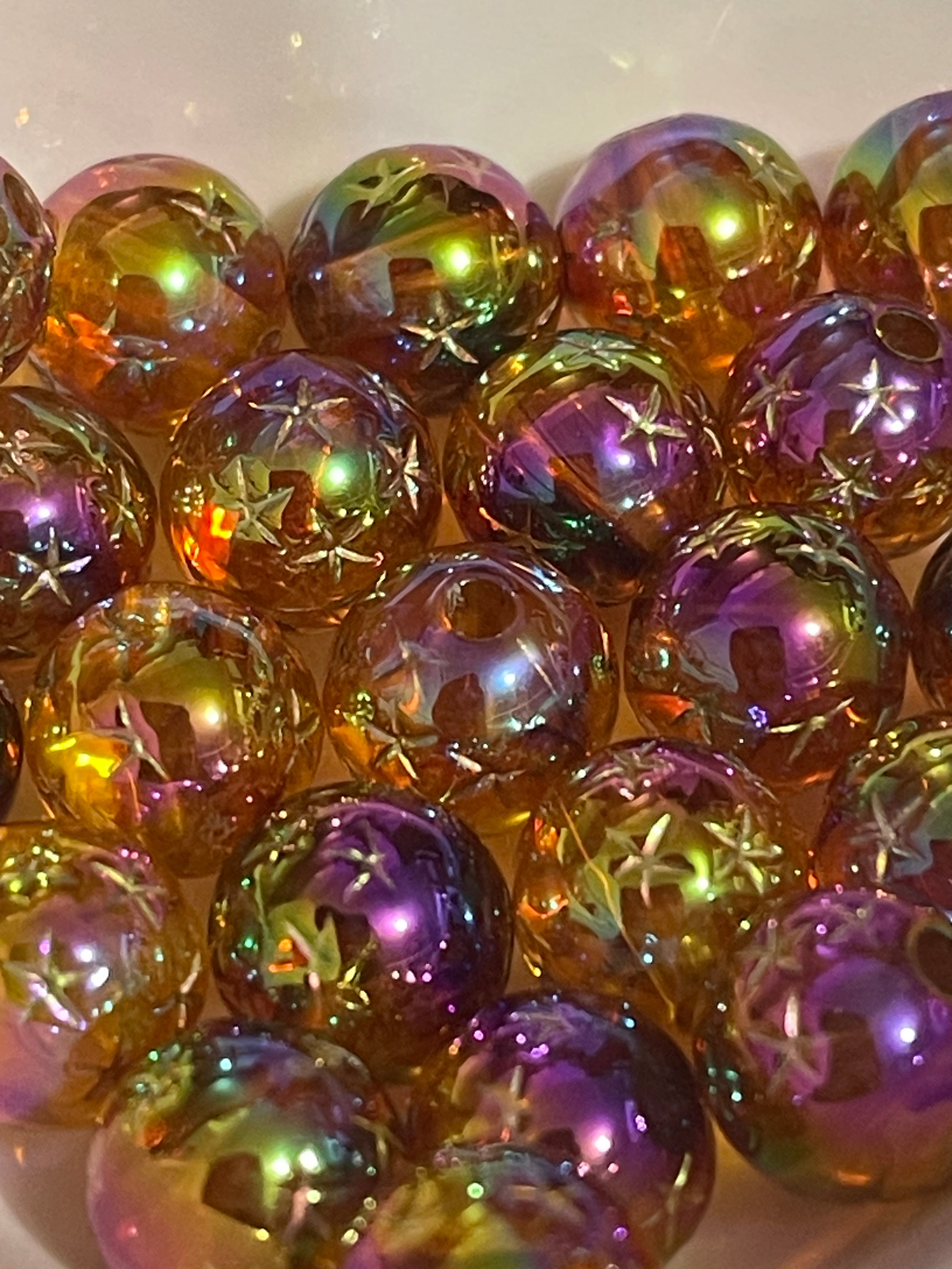 9mm Aurora Star Beads Secondary image