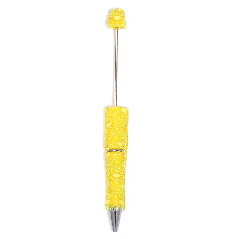 Love Heart Bubble Bright Beadable Pens
