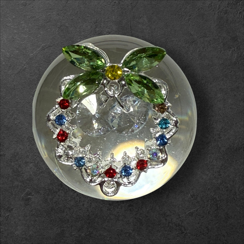 24mm  Alloy Rhinestone Garland Beads