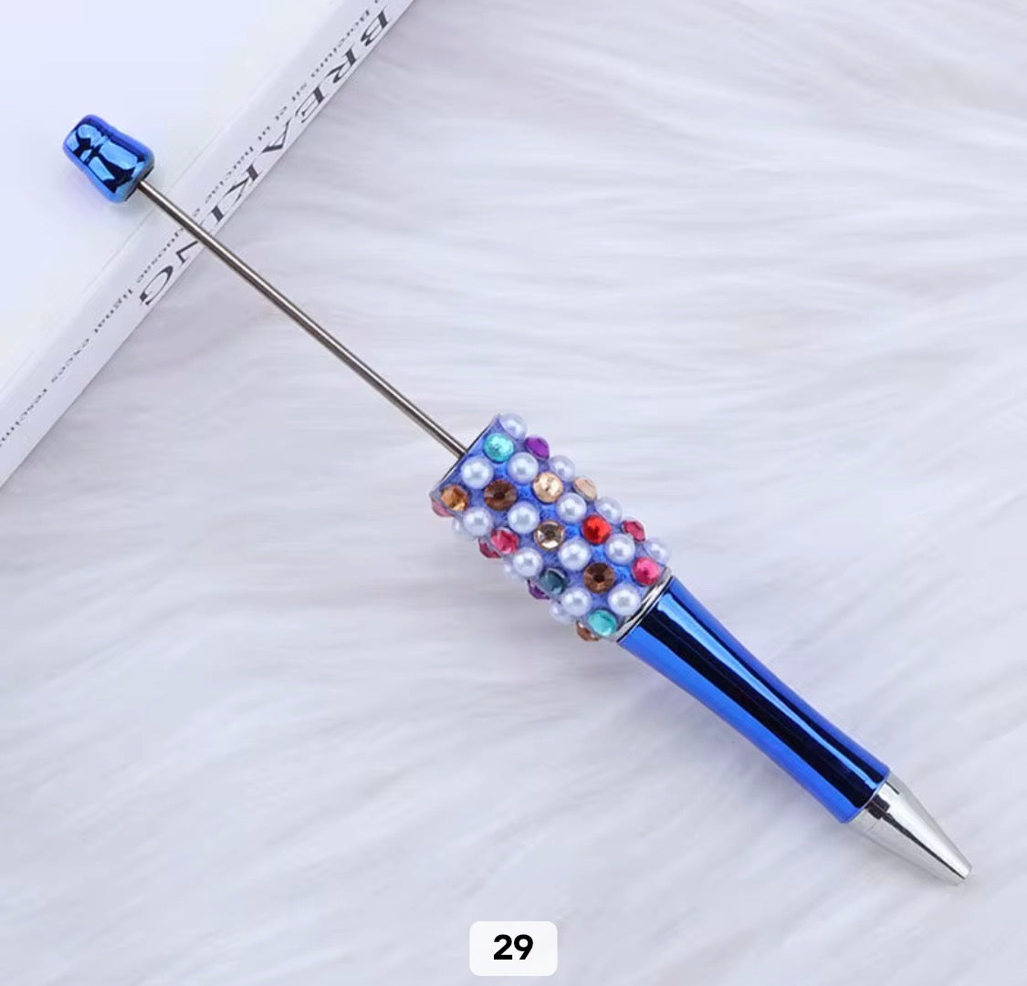 Rhinestone Pearl Shinny Metallic Beadable Pens