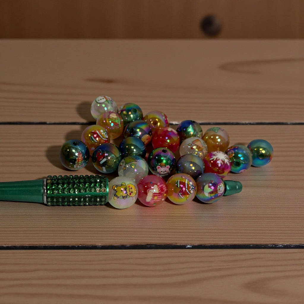 16mm Christmas Beads Mix 2