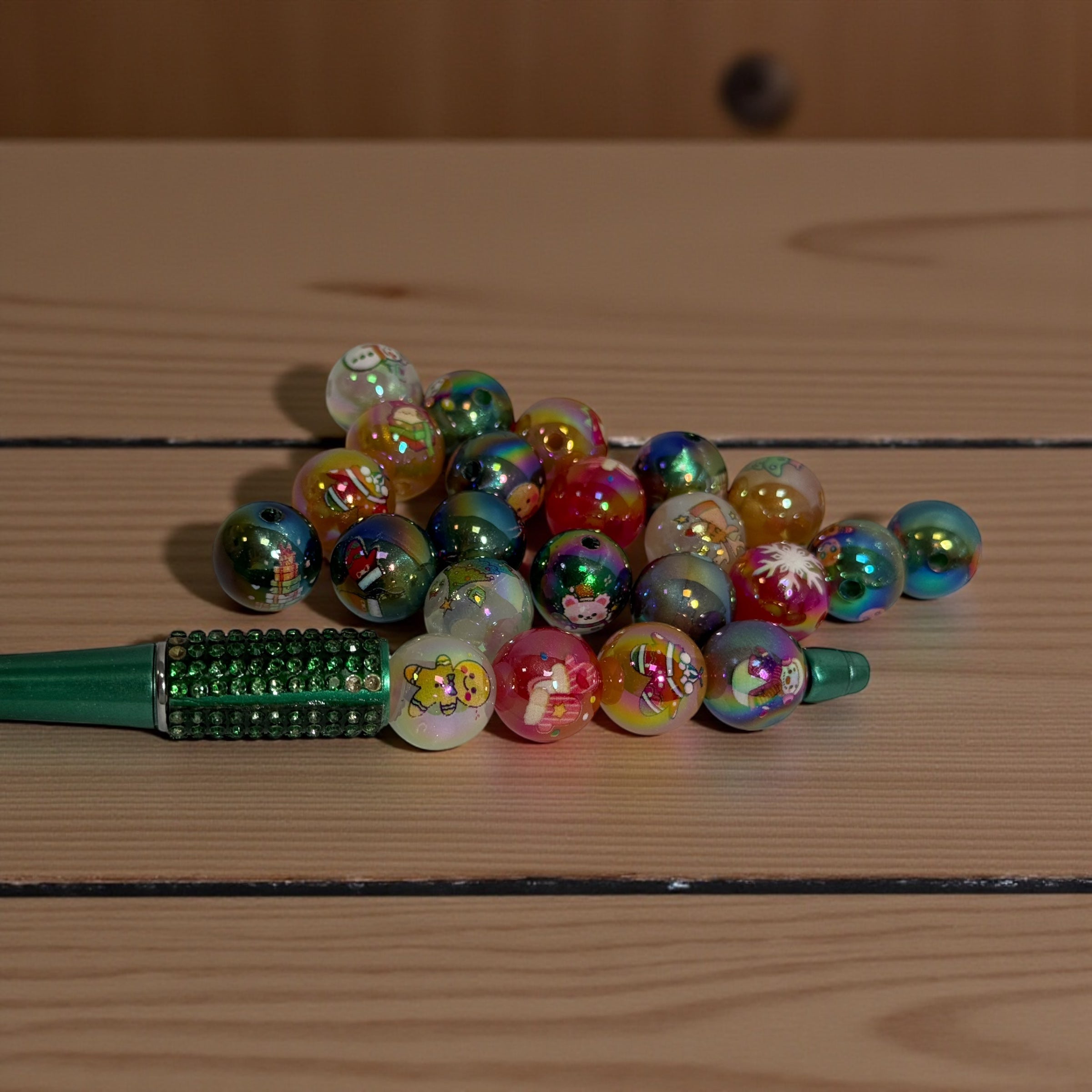 16mm Christmas Beads Mix 2