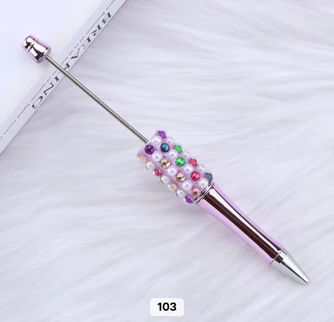 Rhinestone Pearl Shinny Metallic Beadable Pens