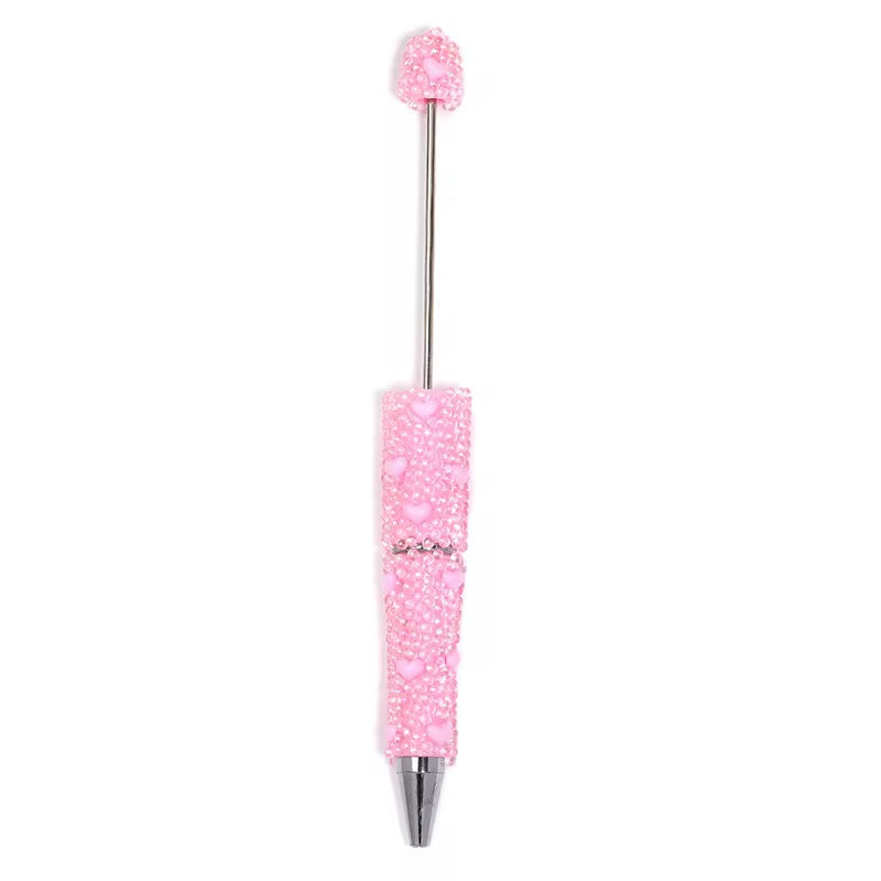 Love Heart Bubble Bright Beadable Pens