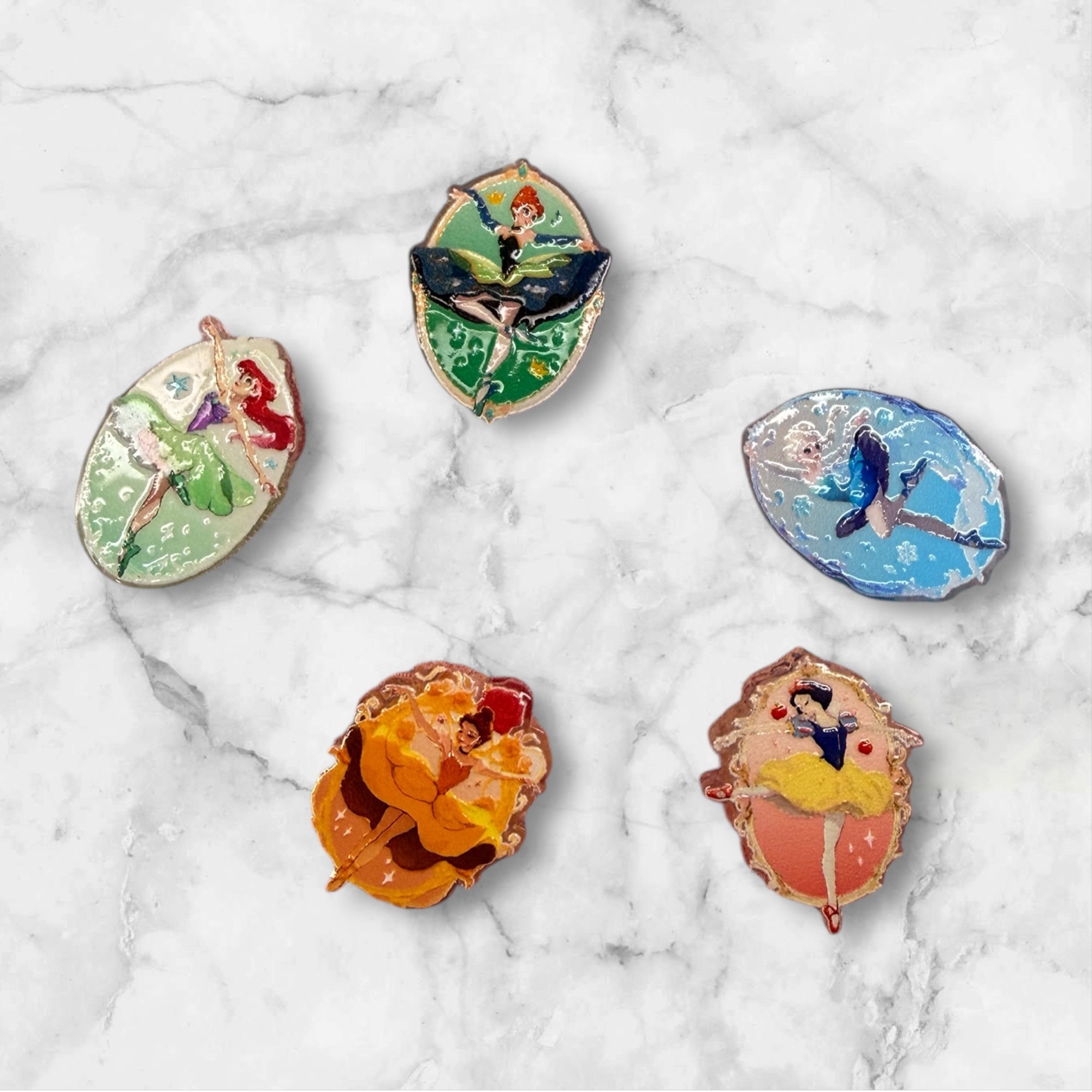 Ballet Princess Focal Acrylic Beads Main image