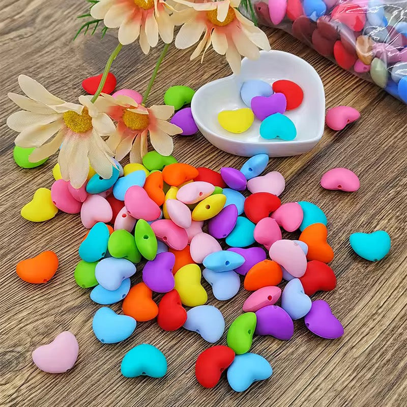 16mm Silicone Heart Mix-N2 Secondary image