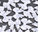 Glitter Bow Silicone Focal