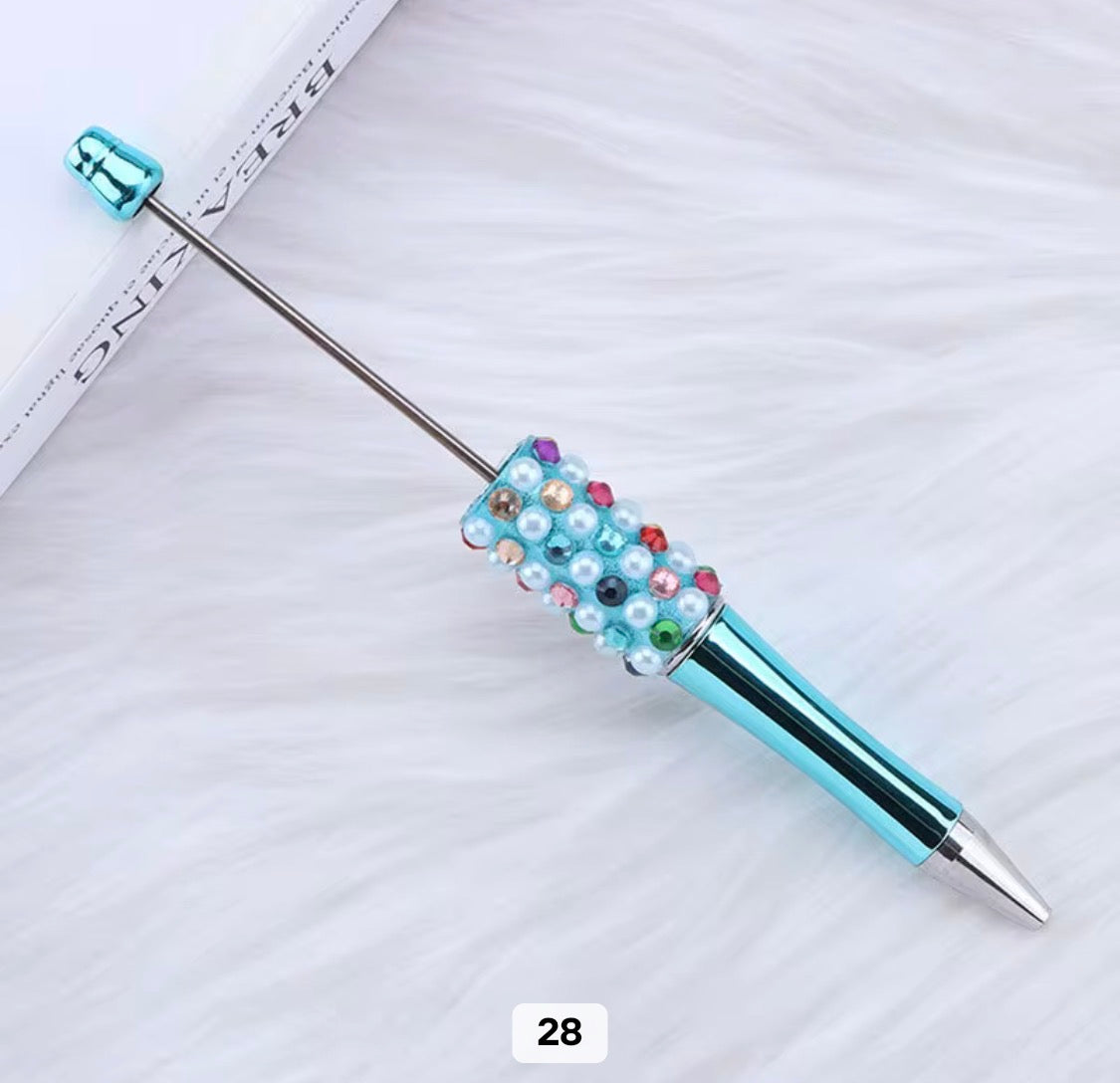 Rhinestone Pearl Shinny Metallic Beadable Pens