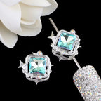 16mm Diamond Star Metal Rhinestone Beads