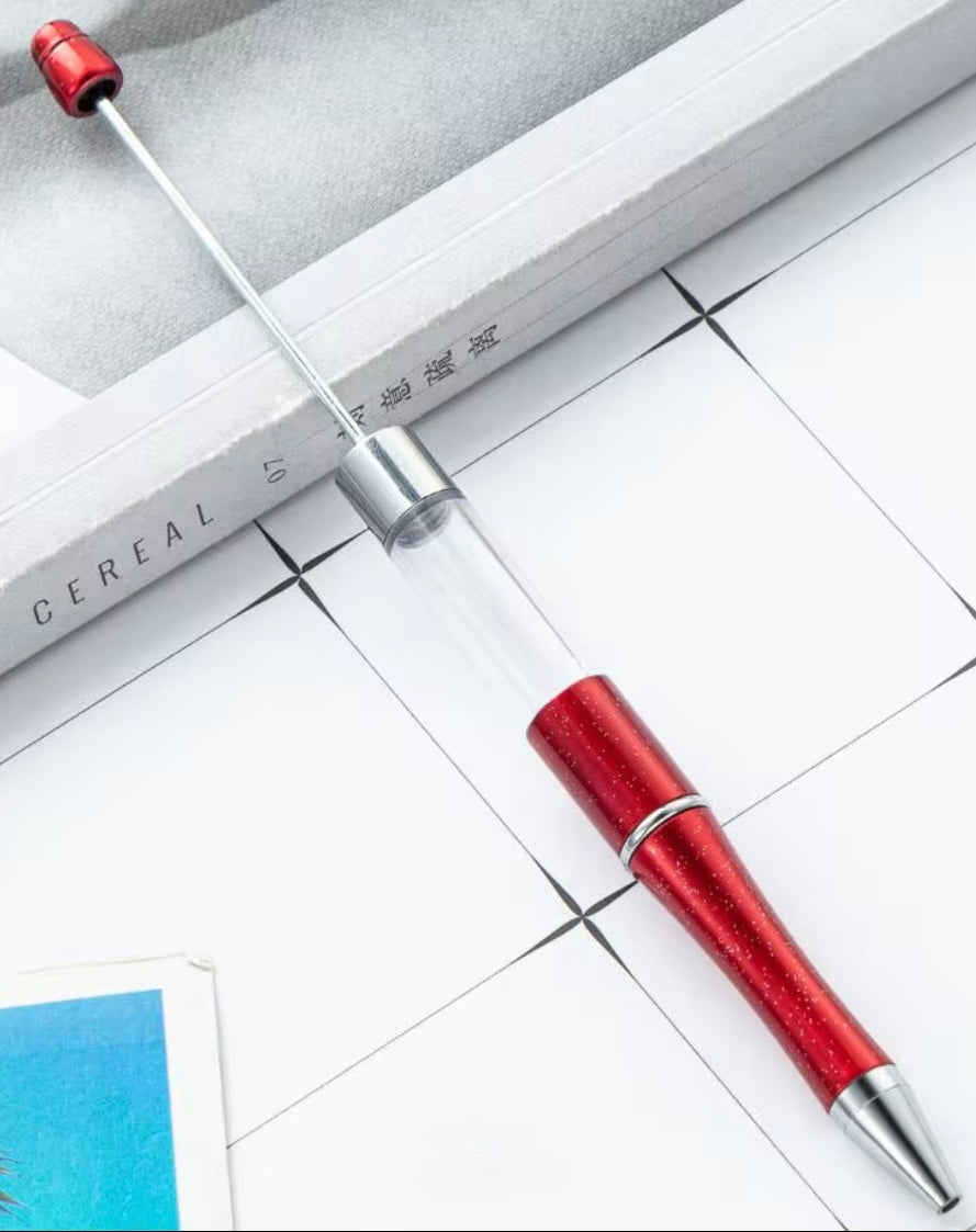 Shaker/Snowglobe beadable pens (Style 2)