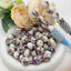 16mm Skullface and Roses Beads-H18