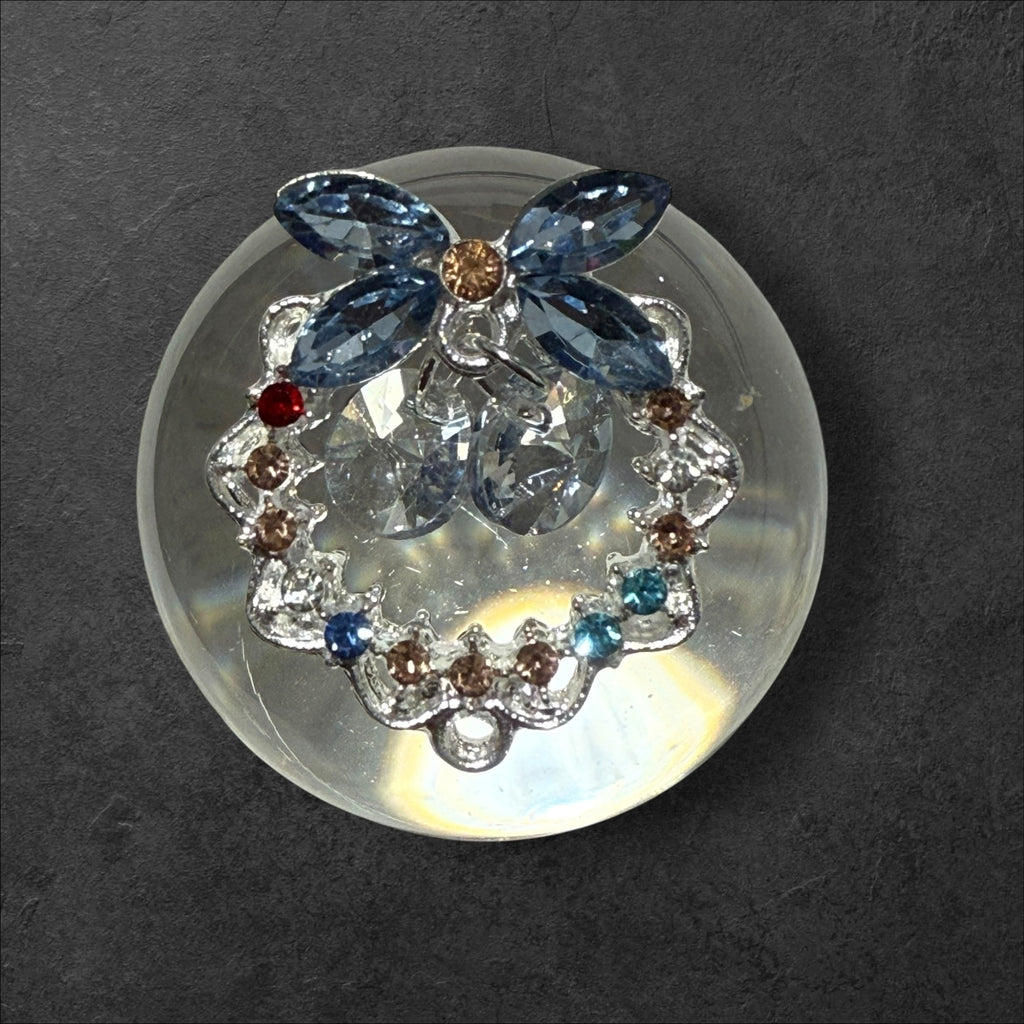 24mm  Alloy Rhinestone Garland Beads