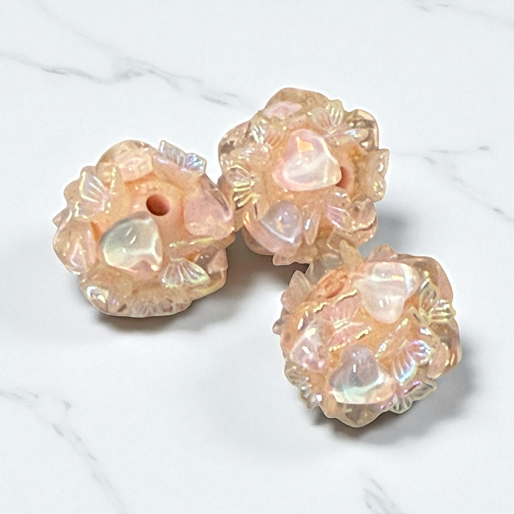 18mm Butterfly and Heart Fancy Beadd