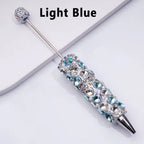 Crystal Heart Rhinestone Beadable Pens