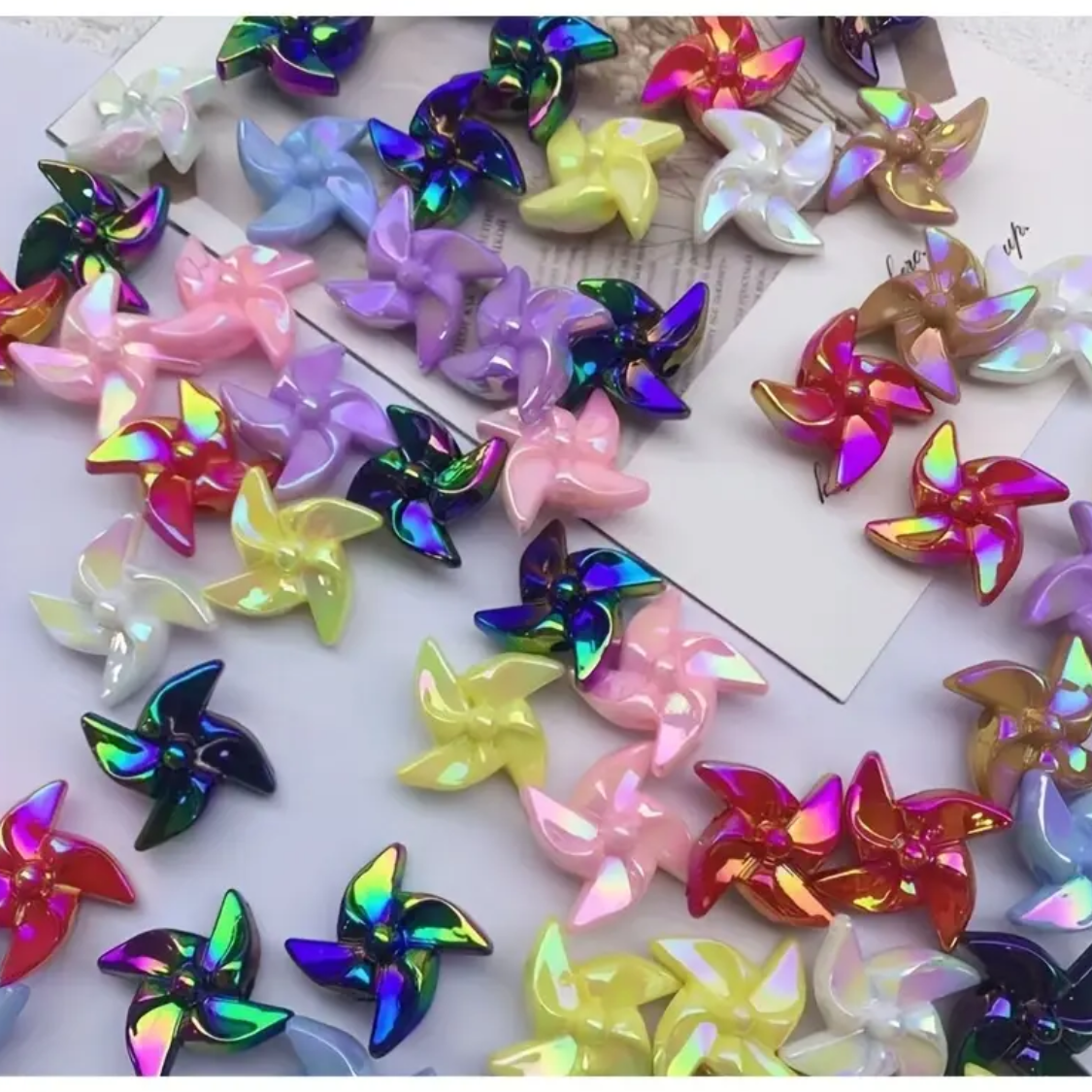 AB Pinwheel Beads Secondary image