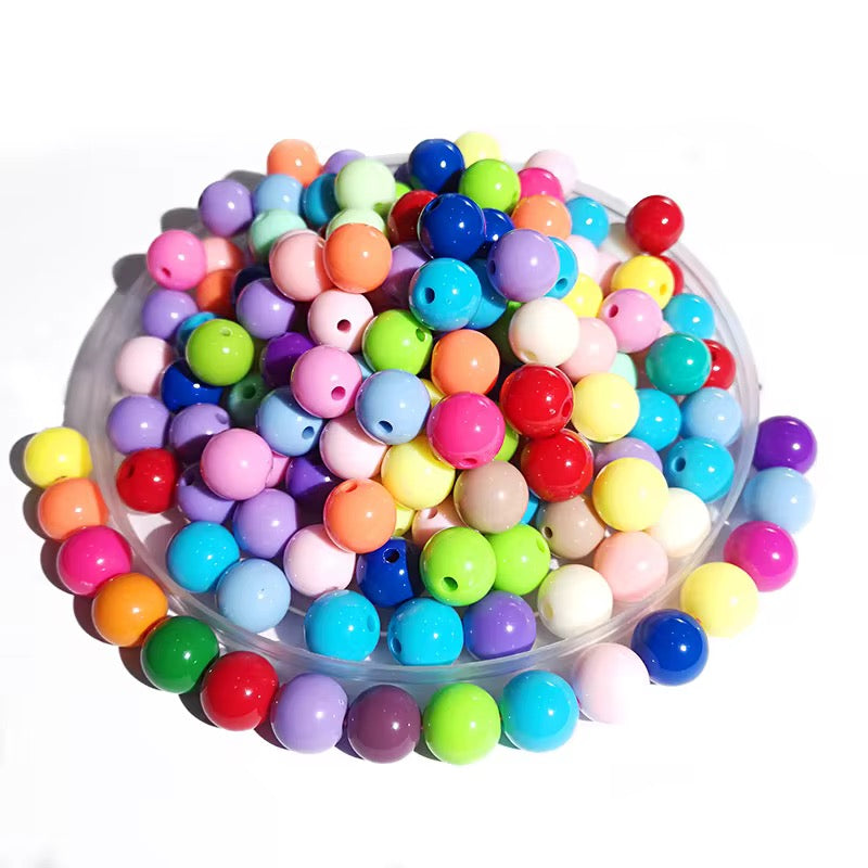 16mm Single Color Bubblegum Beads Main image