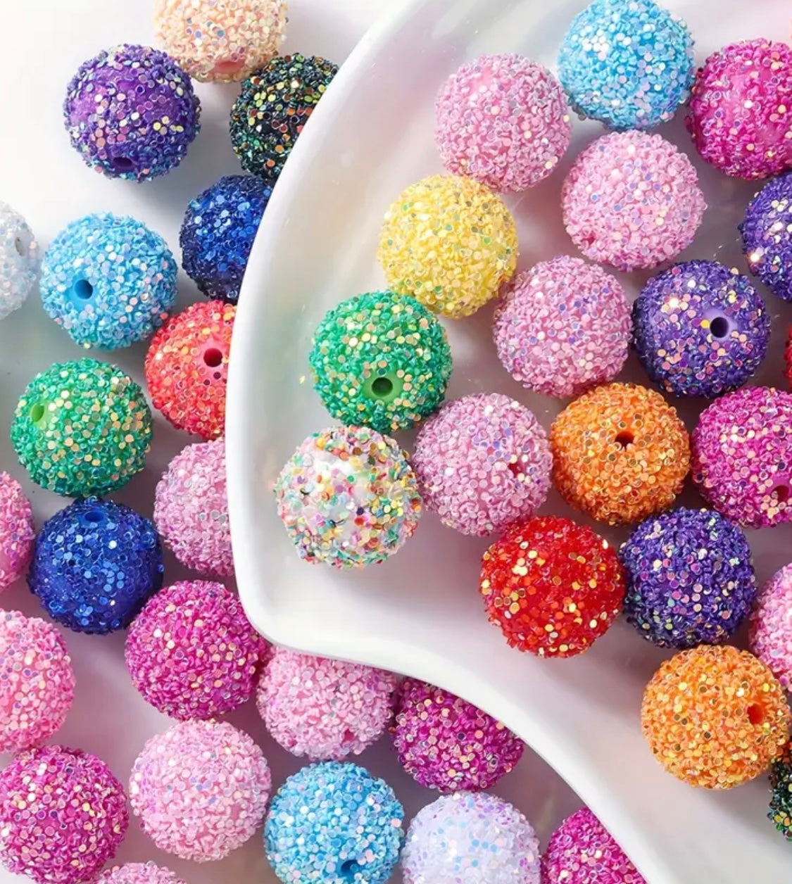 18mm Glitter Beads Main image