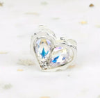 Rhinestone Alloy Hearts