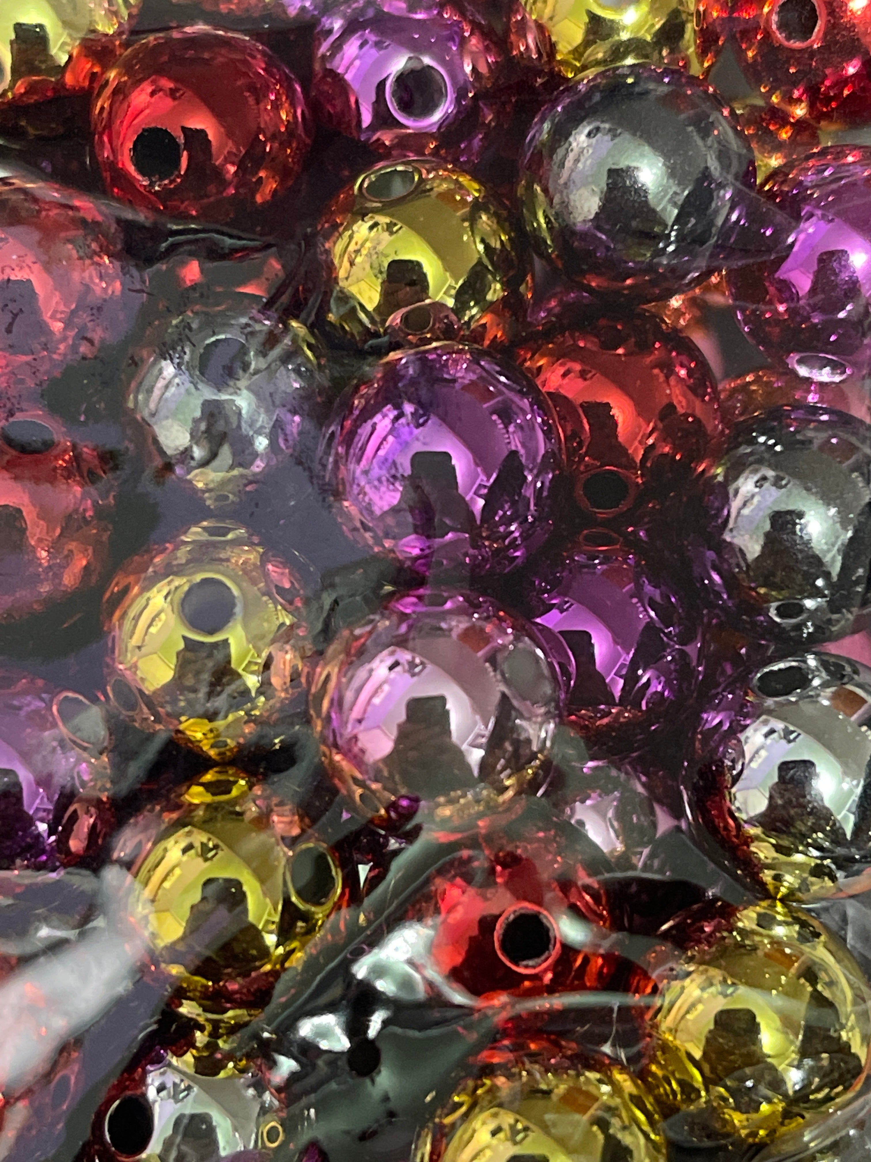 14mm Metallic Solids Beads Mix Main image