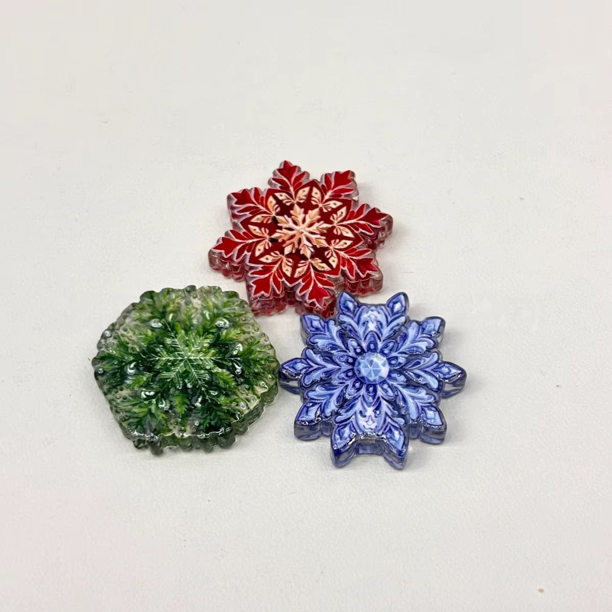 Snowflake Acrylic Focal Mix-💕