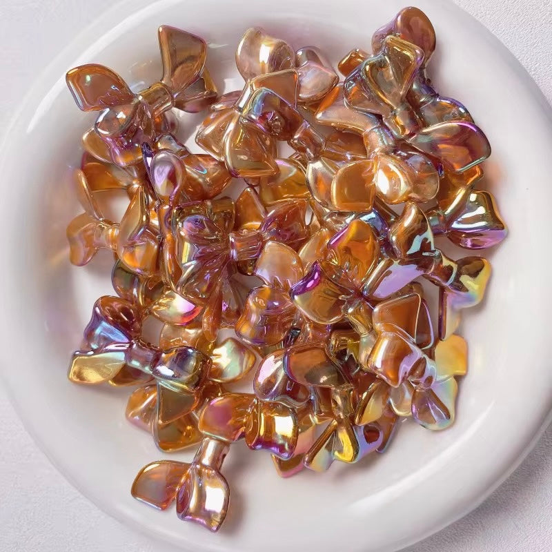 23mm Golden Swirl Bows-R23