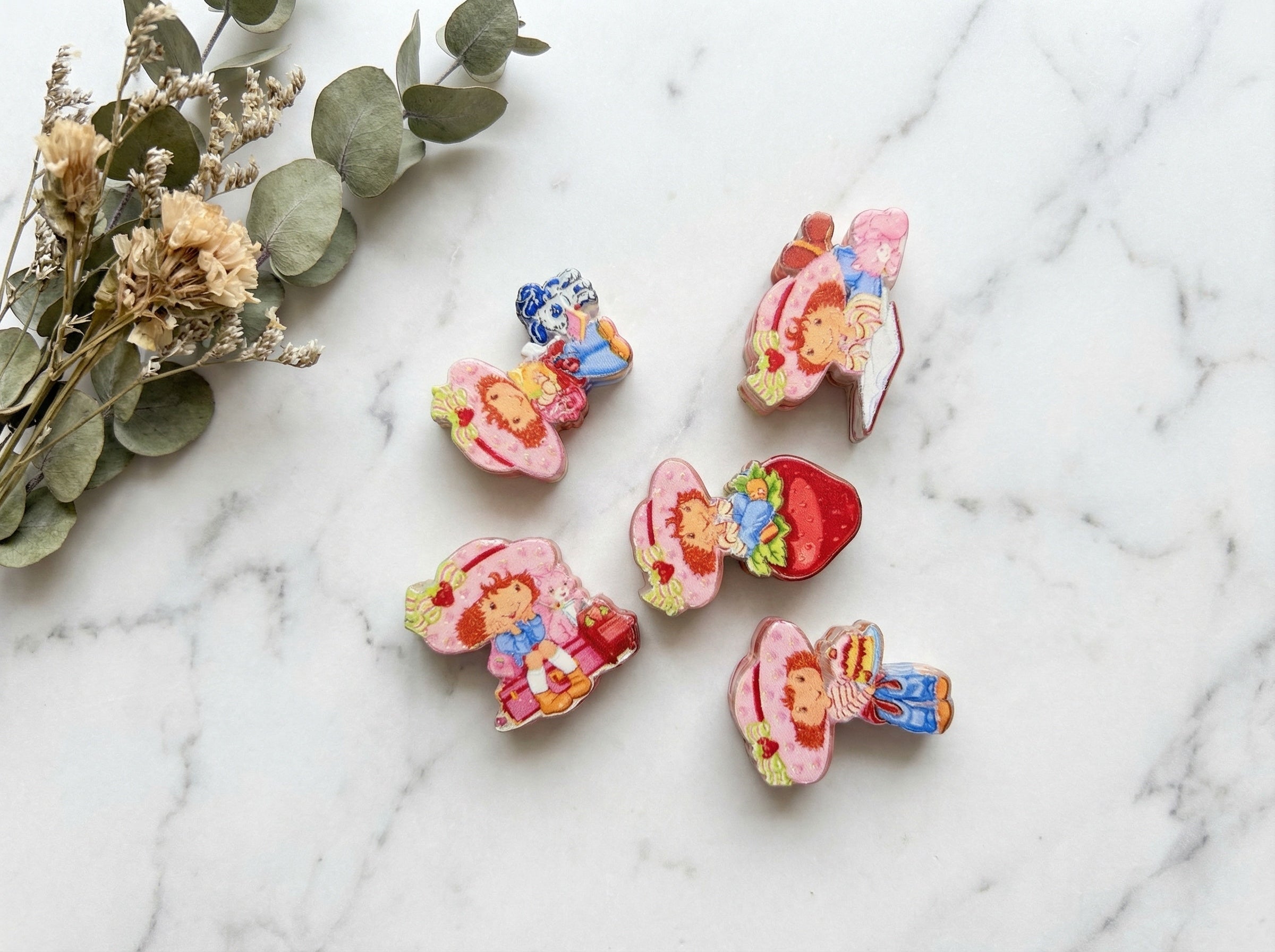 Strawberry SC Focal Acrylic Beads 💕 Main image