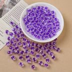 8mm Double Layer Hexagon Small Acrylic (Single Colors)