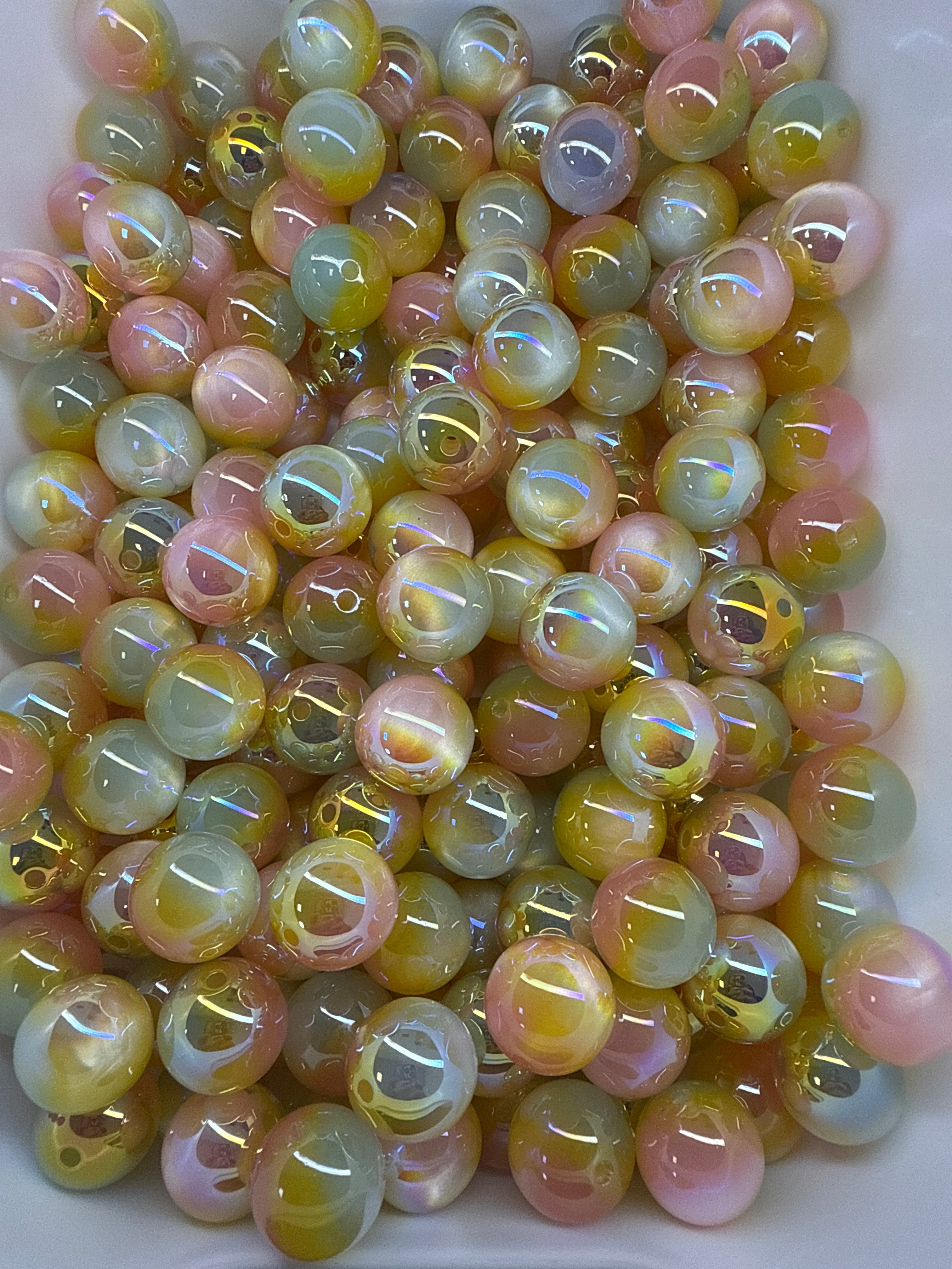 16mm Tricolor Luxury Beads-J4