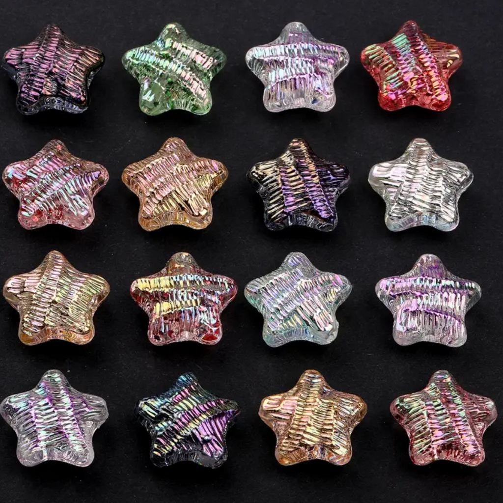 19mm Wavy Electroplated Stars