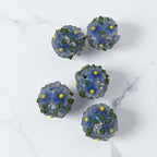 18mm Fancy Clay Daisy and Stone Beads (Clear Brights)