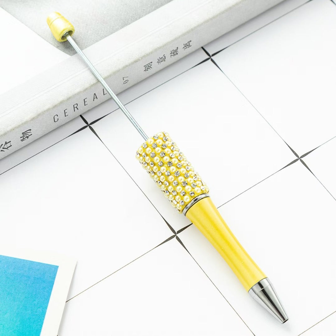 Pearl Rhinestone Beadable Pens