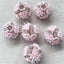 19mm Crowned Flower & Rhinestone Beads