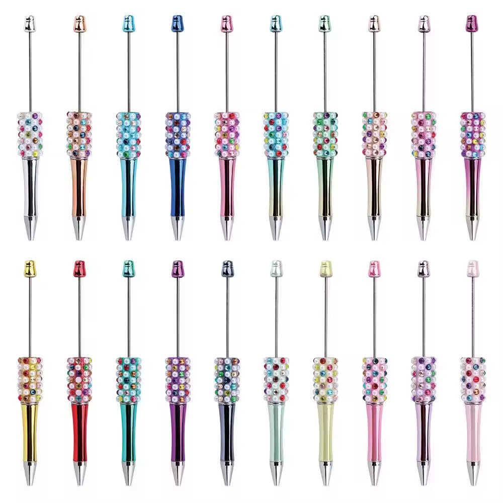 Rhinestone Pearl Shinny Metallic Beadable Pens Secondary image