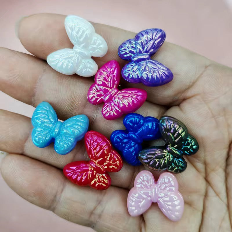 16mm Chubby Butterfly Beads Mix-Y7 Main image