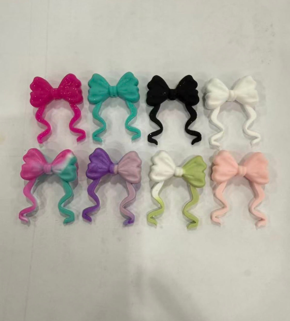 Cute Bow Silicone Focal Bead