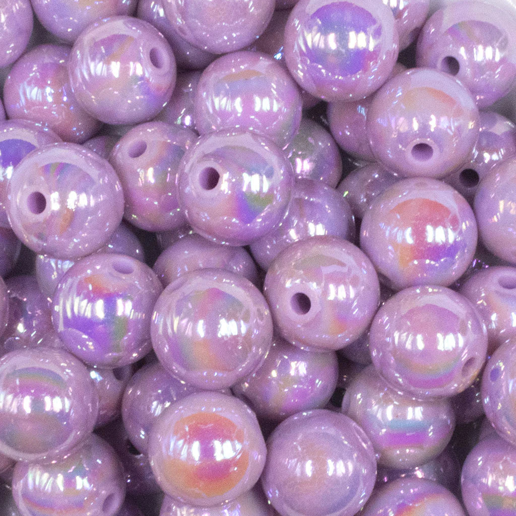 16mm UV Covered Beads Lavender Main image