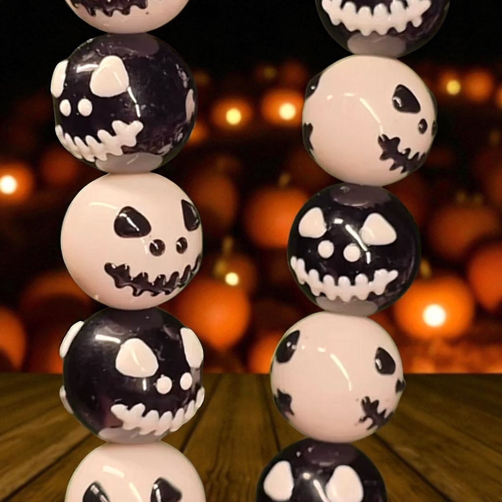 16mm Jack Handpainted Beads-C24 Main image