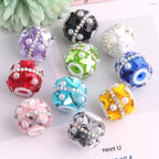 20mm Butterfly Crystal Fancy Rhinestone Beads (5pcs)-W7